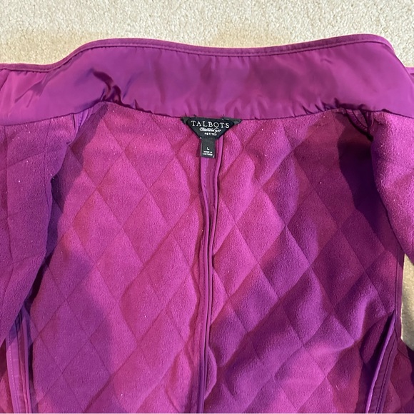 Talbots Quilted Vest with Fleece Lining - Picture 4 of 8